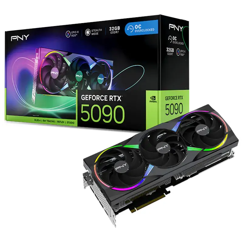 GeForce RTX 5090 ARGB Epic-X Triple Fan OC 32G Graphics Card